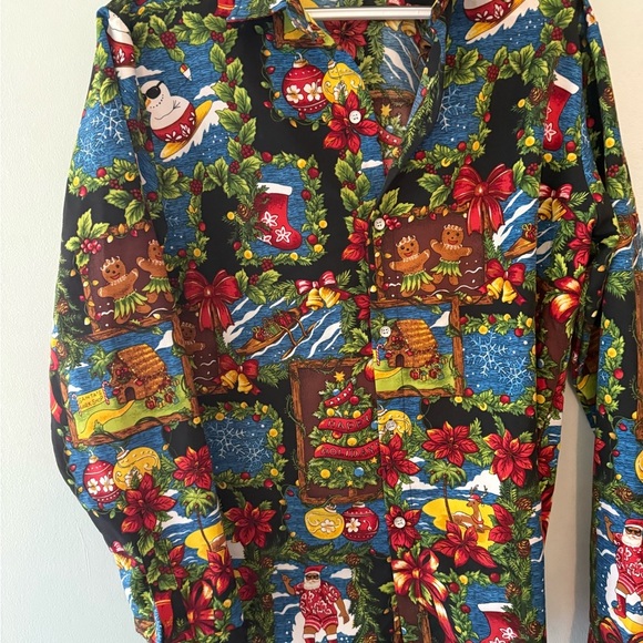 Vibrant Psychedelic Casual Button Down Shirt - Picture 4 of 5